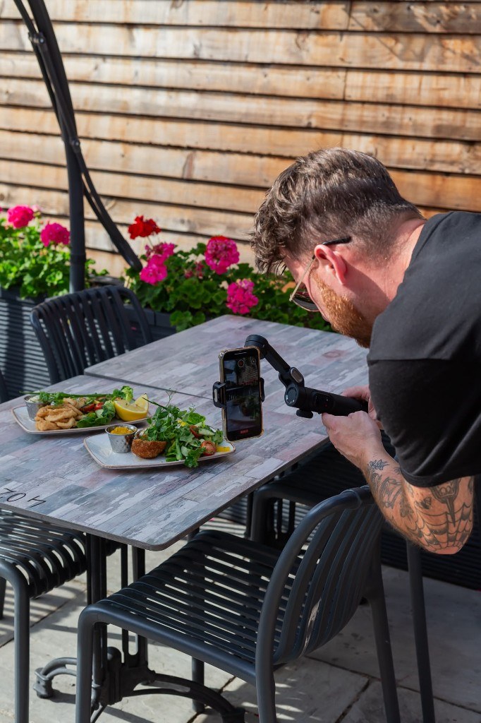 Anthony Parry photographing food